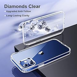 Diaclara Designed for iPhone 12 Mini Case, Full