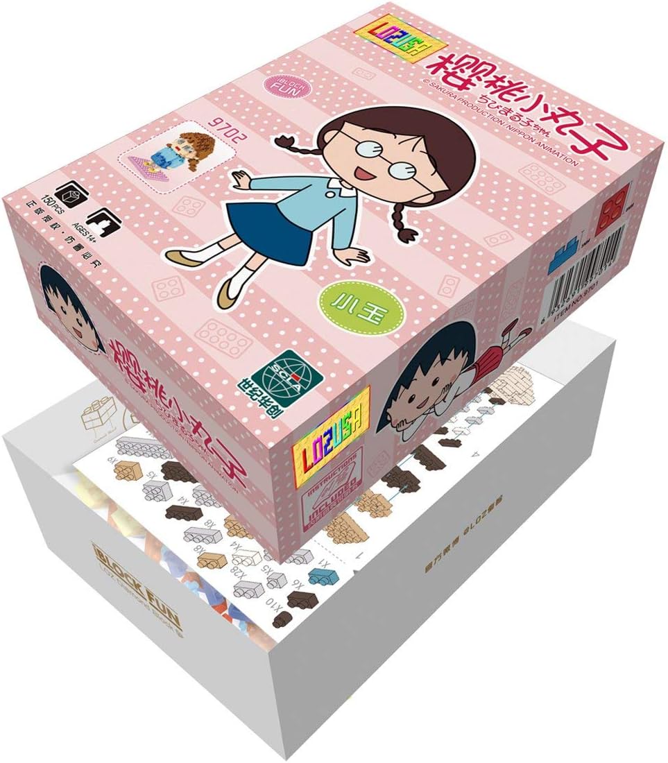 LOZUSA Cartoon Character 150 PCS Diamond Block Mini Figure Hero Micro Blocks Construction Model, Micro-sized Building Set Parent-child Games Building Blocks Children's Educational Toys