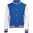 AWDis Hoods Boys' Varsity Letterman Jacket
