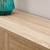 Panana Sideboard Storage Cupboard Cabinet Unit with Doors and Drawers (Light view 9