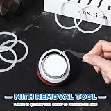 Yolev 6pcs Silicone Bottle Seals O Rings for Wide Mouth Water Bottles, Leak view 7