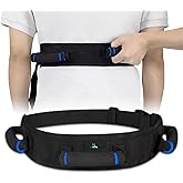 Transfer Belt for Seniors, Safety Walking Support with Quick Release Buckle | Multiple Padded Handles, 29-48" Adjustable Fit, Durable Nylon &amp; Polyester, Machine-Washable, Quick Release