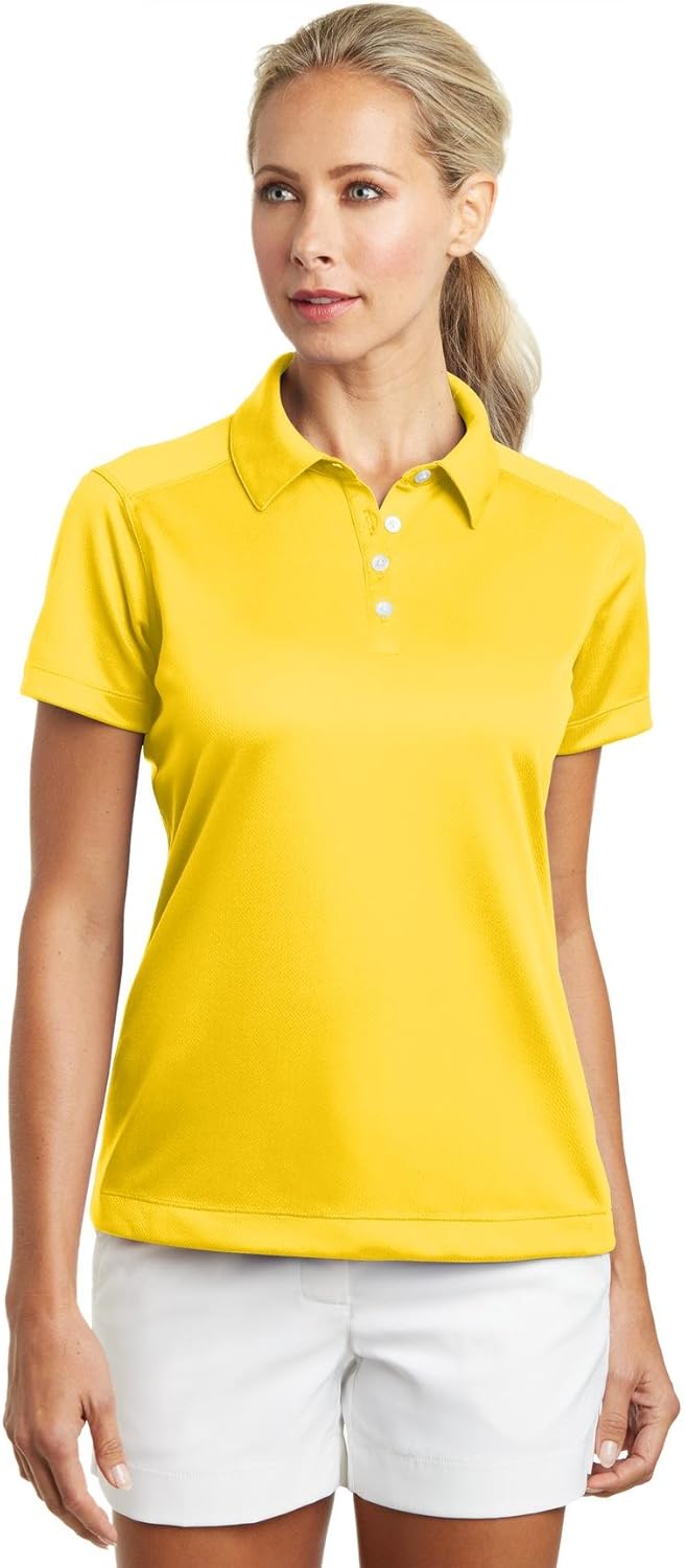Amazon.com : Nike Golf - Ladies Dri-FIT Pebble Texture Polo : Clothing