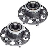 AUQDD 512179 x2 Rear Wheel Hub and Bearing Assembly Compatible with 1998-2002 Ho-nda Accord (V6 3.0L;Rear Break:Disc 4-Wheel ABS Models Only) 1999-2003 Ac-ura TL [5 Lug Hub]