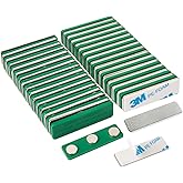 Magreen Magnets 30 Pack Magnetic Name Badge Holders, Magnetic Name Tag Holder with 3 Neodymium Magnets