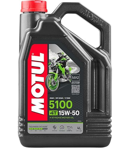 Amazon.com: Motul 5100 4T 15W-50 Motorcycle Oil - Technosynthese