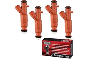 MACAX Set of 4 Fuel Injectors 35310-2E000 Replacement Compatible with Hyundai Elantra GT Coupe 2013 Kia Forte Soul 2012-2013 1.8L 2.0L L4 - Replaces FJ-1182 842-12375 1581531 4G2287