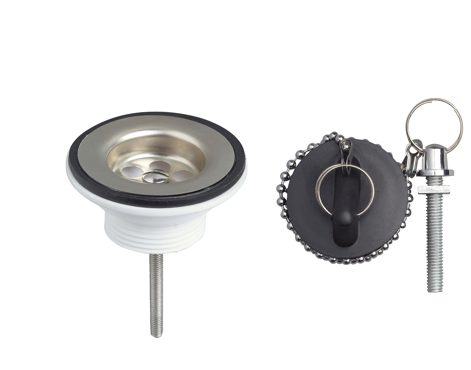 Wirquin SP174 Wash Basin Plug Stopper Black Amazon.co.uk DIY & Tools