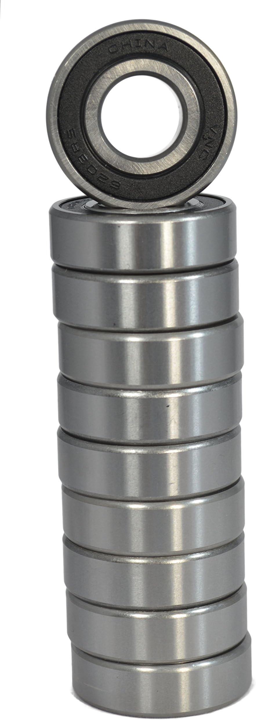 6204-2RS (20x47x14mm) C3 EMQ Premium Sealed Radial Ball Bearing 10 pack