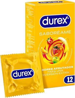 Preservativos Taste Me, sabores frutados para diversão extra, morango, banana, laranja e maçã, 12 preservativos