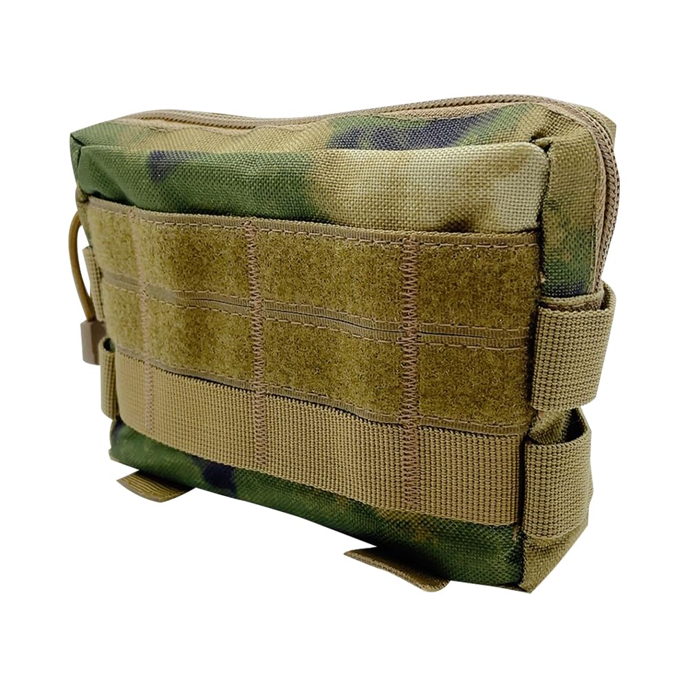 XINGSUI 1 Pcs Tactical Waist Pack,EDC Pouch Bag,Camouflage Tactical Coin Purse,Tactical Mobile Phone Coin Purses,Tactical Key Case,Portable for Hiking Camping Travel(16.5 * 12 * 4.5cm)