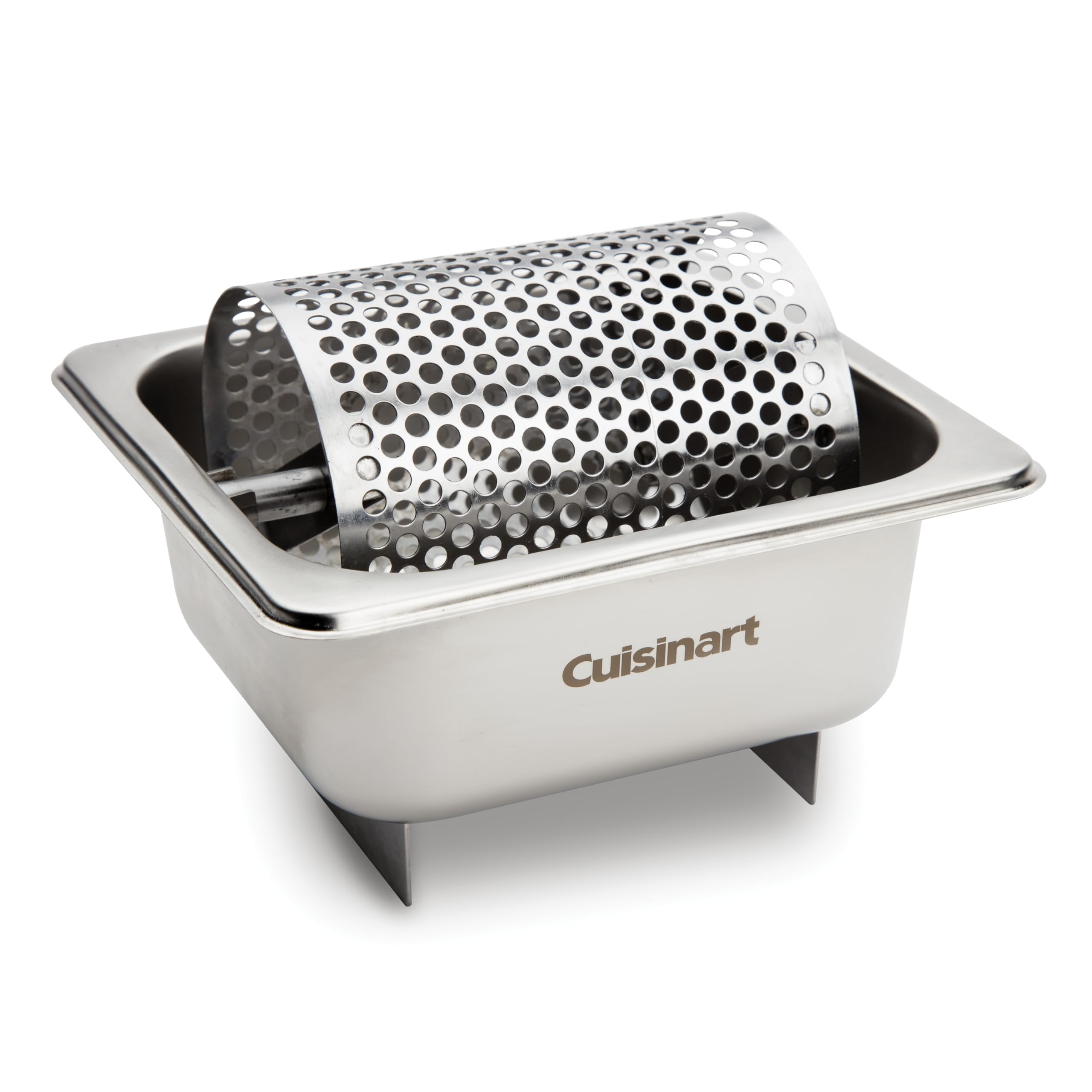 Cuisinart Stainless Steel Butter Wheel, Raised Bottom Butter Roller for Griddle for Golden Crust and Even Spread, Kitchen Grill Accessory for Burgers, Bread, BBQ, Cookouts, Tailgates