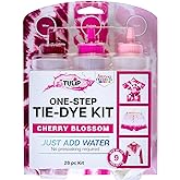Tulip One-Step Tie-Dye 3 Color Kit, Easy Techniques, Vibrant &amp; Permanent Fabric Designs Tie Dye, Cherry Blossom Colors: Wine, Fuchsia, Blush Pink