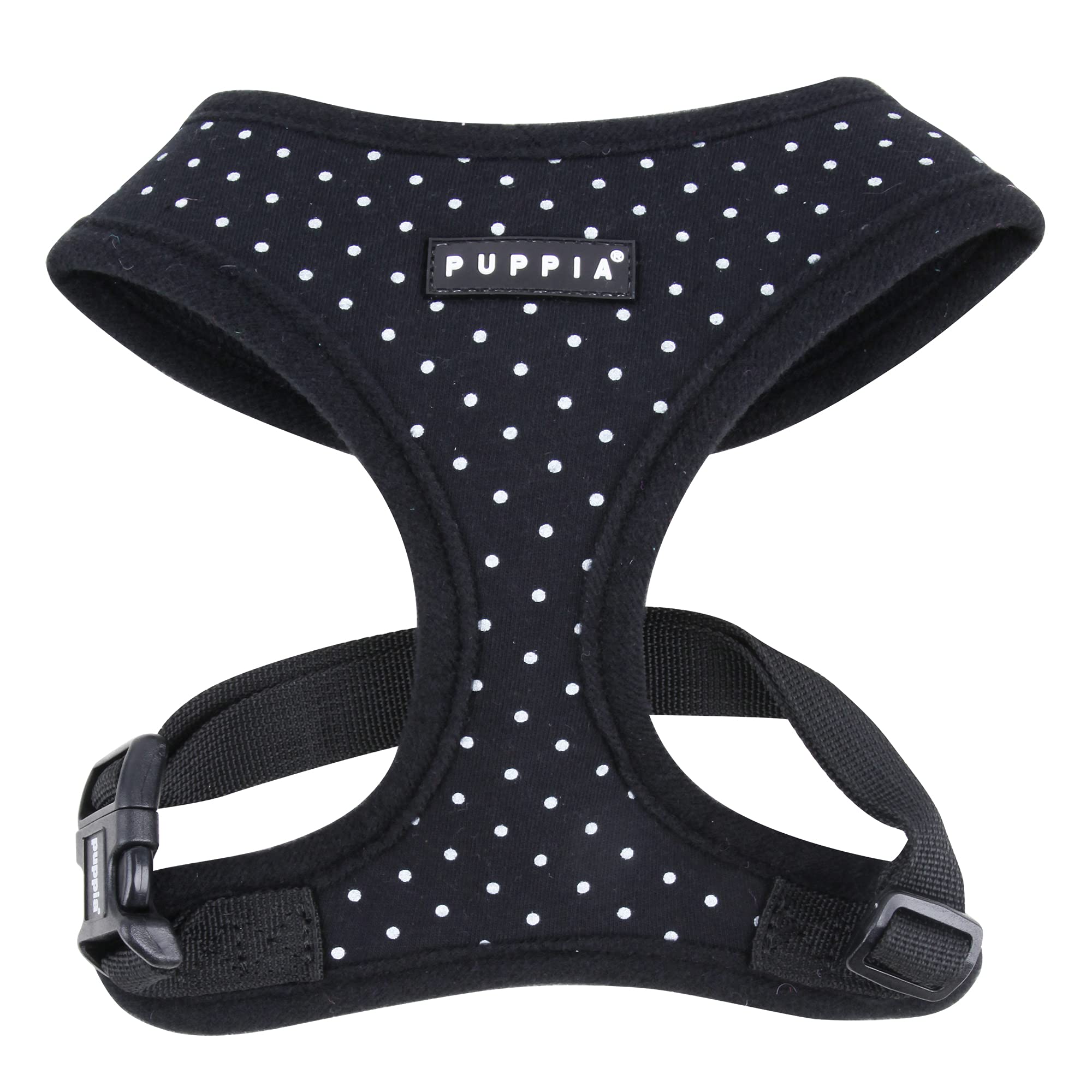 Puppia Dotty Harness, Large, Black โ image 1