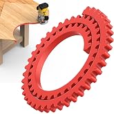 39" Flexible Router Template for Woodworking Router Precision Positioning | Flexible Curve Template Made of Durable Acrylic,Fits Bosch DeWalt Makita Router,for DIY Cabinet Table Edge Router Jig(Red)