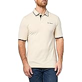 KARL LAGERFELD Men's Contrast Trimming Basic Buttons Polo