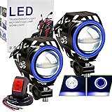 Ourbest 2X Motorcycle SpotLight with