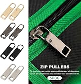 Faderr Father's Day Zipper Repair Kit - 5 Pull-Tab Slider Tabs view 3