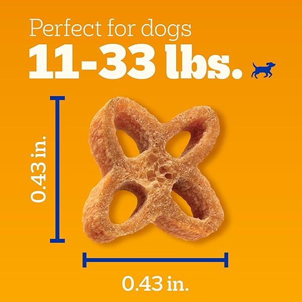 PEDIGREE DENTASTIX CHEWY CHUNX SMALL & MEDIUM DOG TREATS CHICKEN FLAVOR, 13.5 OZ. BAG