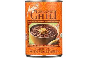 Amy's Organic Chili, Vegan Medium Chili, Gluten Free, Made With Organic Vegetables, 14.7 Oz
