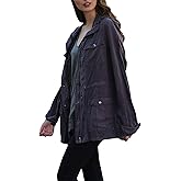 Angie Women's Charcoal Vintage Wash Jacket