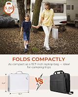 Sportneer Folding Camping Table 60x40 cm 4 Height Adjustable Aluminum view 6