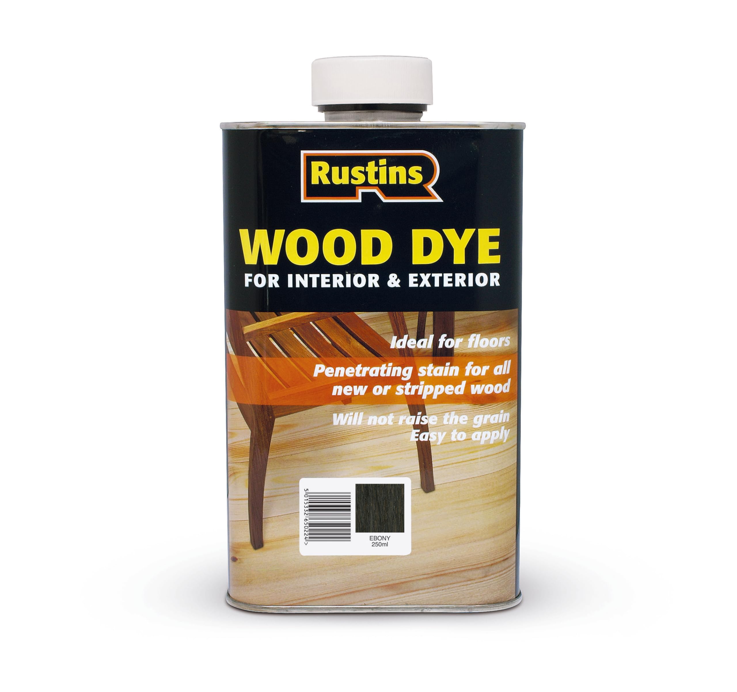 Rustins Wood Dye Ebony 250ml โ image 1