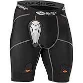 Shock Doctor Youth Hockey Compression Short with BioFlex Cup Included for Youth Boy's