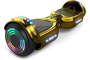 HOVERSTAR hoverboard High intensity headlights and LED running lights hooverboard wireless built in Bluetooth speaker None-Slip Footpad hoover boards for a 7-12 year old Easy and quick learning Comply with US UL Safety standard None-Slip Footpad