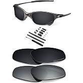 BLAZERBUCK Anti-salt Polarized Replacement Lenses for Oakley Juliet - 2 Pairs
