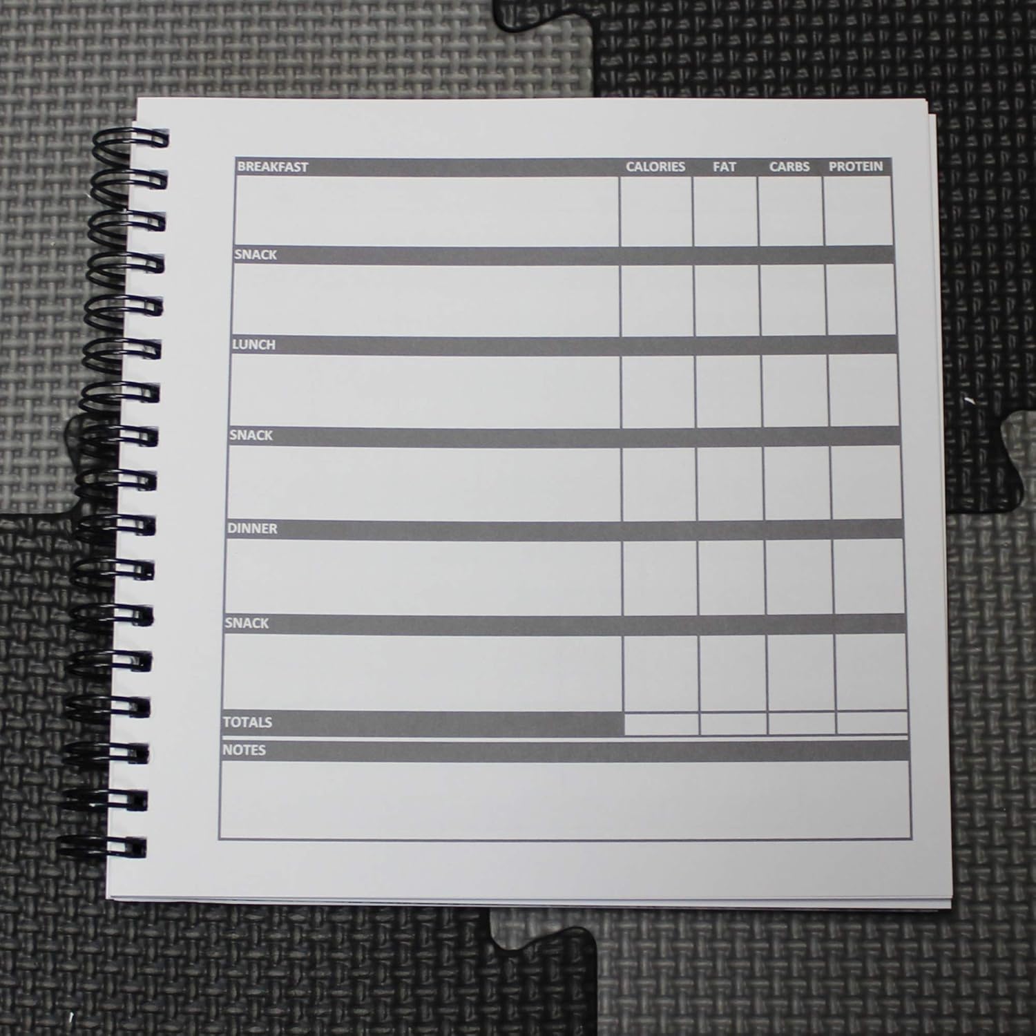 Musculus The Workout And Nutrition Journal Fitness Journal Workout Log Fitness Planner Daily Planner 6 X 6 Laminated Cover