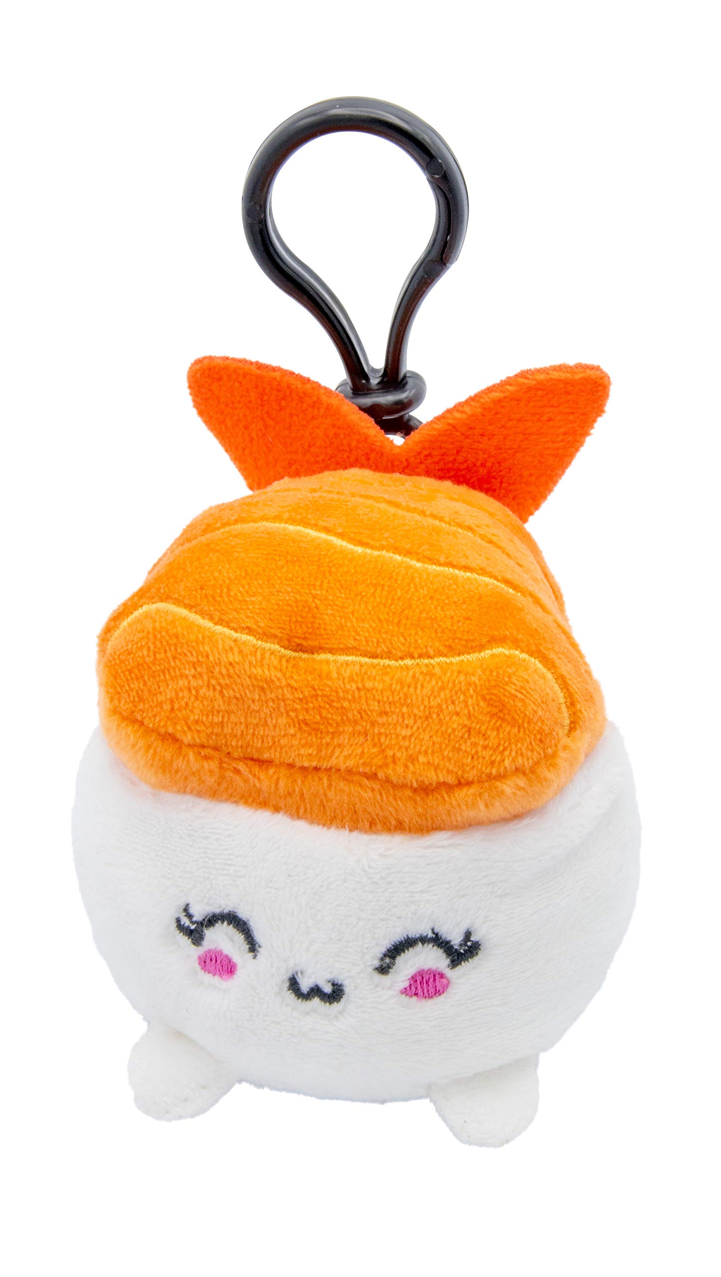 Joy Toy - Plush Nigiri sushi with prawn (embroidered) plush clip on 7 cm