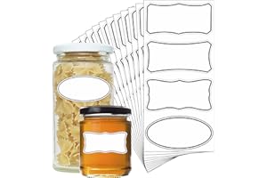 Hybsk Removable Freezer Food Labels for Jars Easy Peel Off - Frozen Food Storage Labels That Leave No Sticky Residue After Use (Type 2)