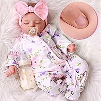 BABESIDE Lifelike Reborn Baby Dolls Girl - 20 Inch Realistic Newborn Baby Dolls with Poseable Body, Real Life Baby Dolls with