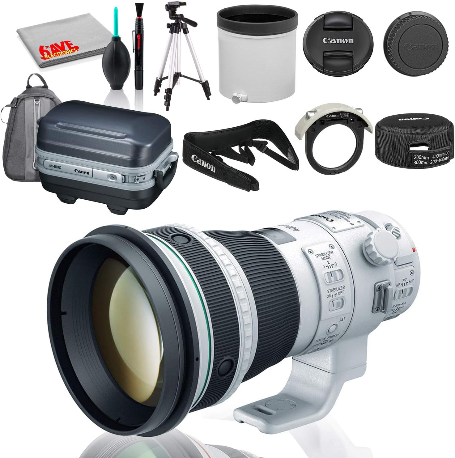 Canon EF 400mm f/4 DO is II USM Lens Bundle