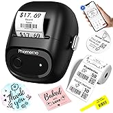 Phomemo Label Maker, M160 Bluetooth Address Label Printer with Different Fonts and Templates, 2 Inch Barcode Label Maker for Small Business, Mailing, Logo, Clothing, Sticker Printer for Phone& PC