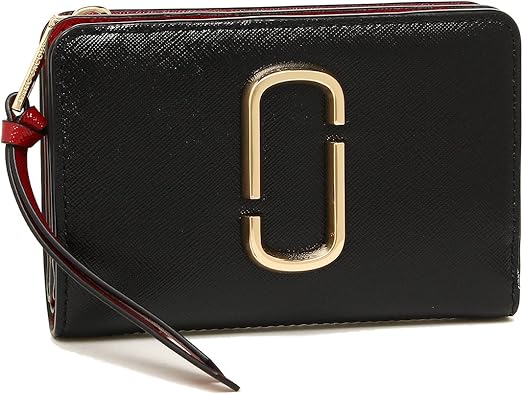 Amazon マークジェイコブス 財布 Marc Jacobs M 014 Snapshot スナップショット Compact Wallet レディース 二つ折り財布 無地 Black Chianti 黒 並行輸入品 Marc Jacobs マークジェイコブス 財布