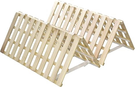 Amazon Doris すのこマット すのこ シングル 折りたたみ 折りたたんで布団干し 長さ調整 通気性抜群 面取り加工 滑り止め付き ビスケ S ベッドフレーム オンライン通販