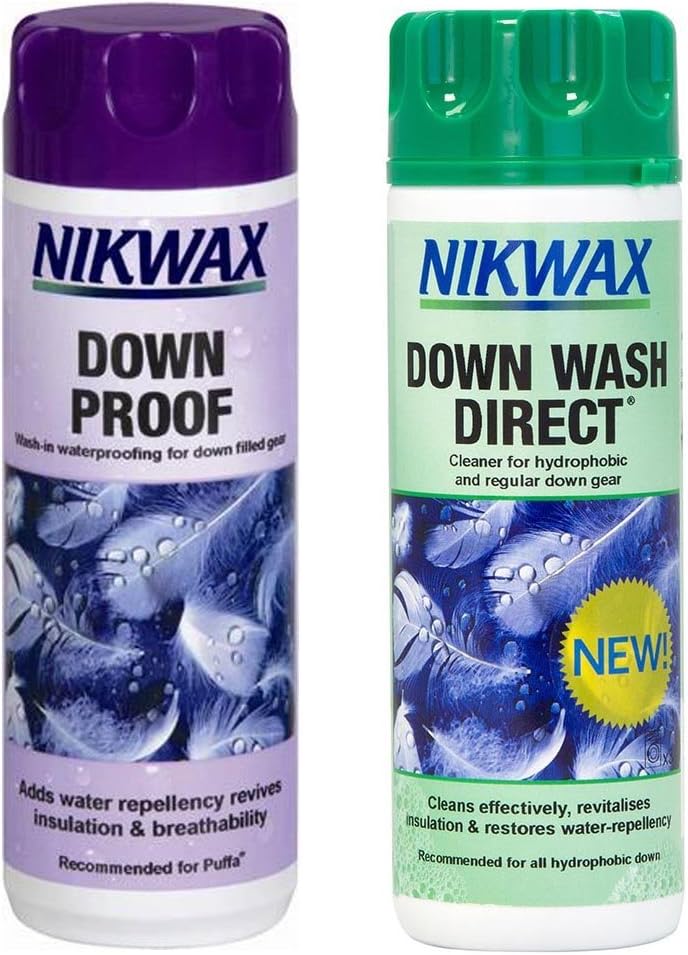 NIKWAX DOWN PROOF EASY USE WASH IN WATERPROOFING FOR DOWN FILLED GEAR
