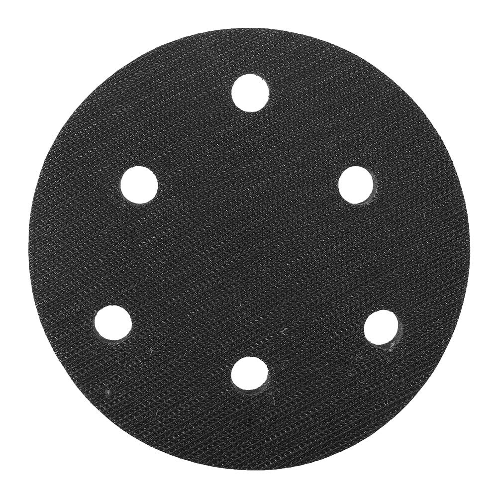 Sanding Soft Pad, 6 Holes Soft Sponge Sanding Pads, Interface Pad for Sanding Pads 125 mm Diameter