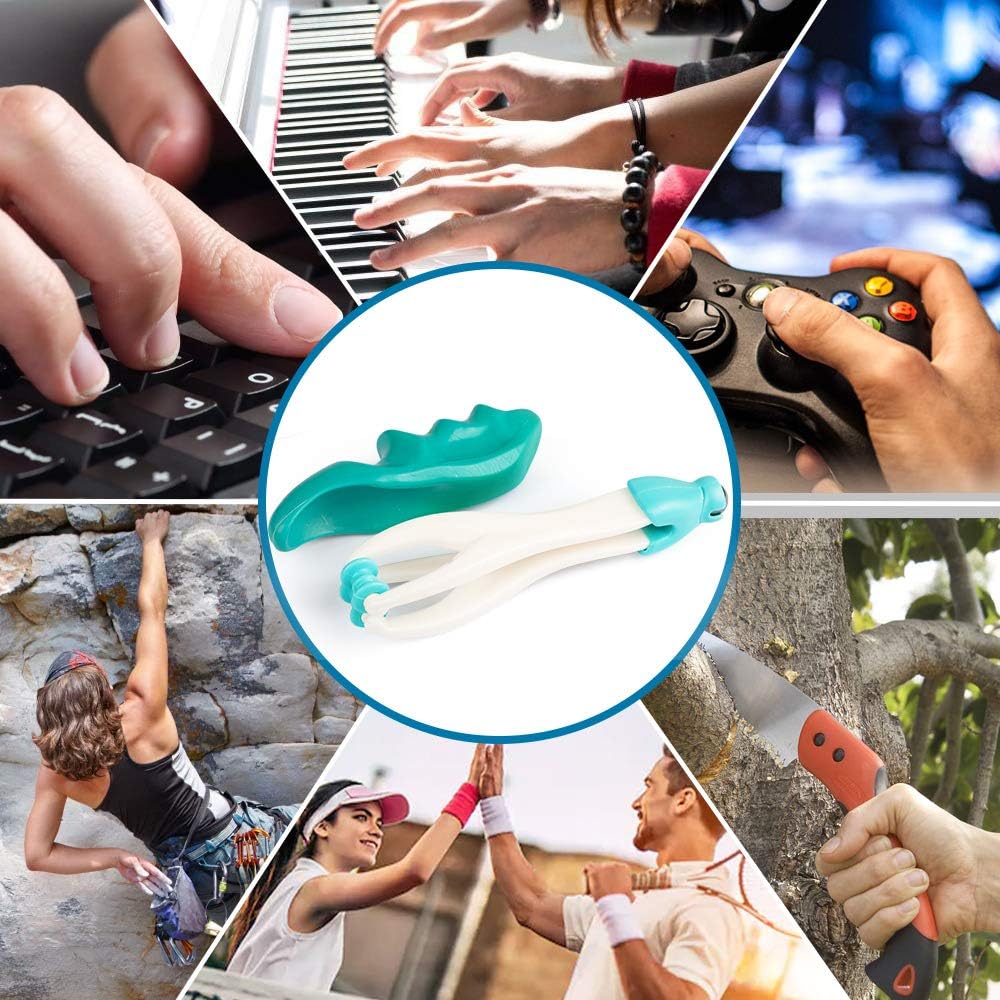 Kimihome Thumb Massager, 2-in-1 Finger Roller Massager, 2 Pieces of Self Massage Tools and Thumb Savers, Dual-Sided Hand Massage Roller Tool for Stress and Hand Pain Relief: Health & Personal Care