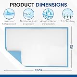 ViraCare 20x Premium Incontinence Bed Pads 60x90 cm Disposable Bed Mats view 4