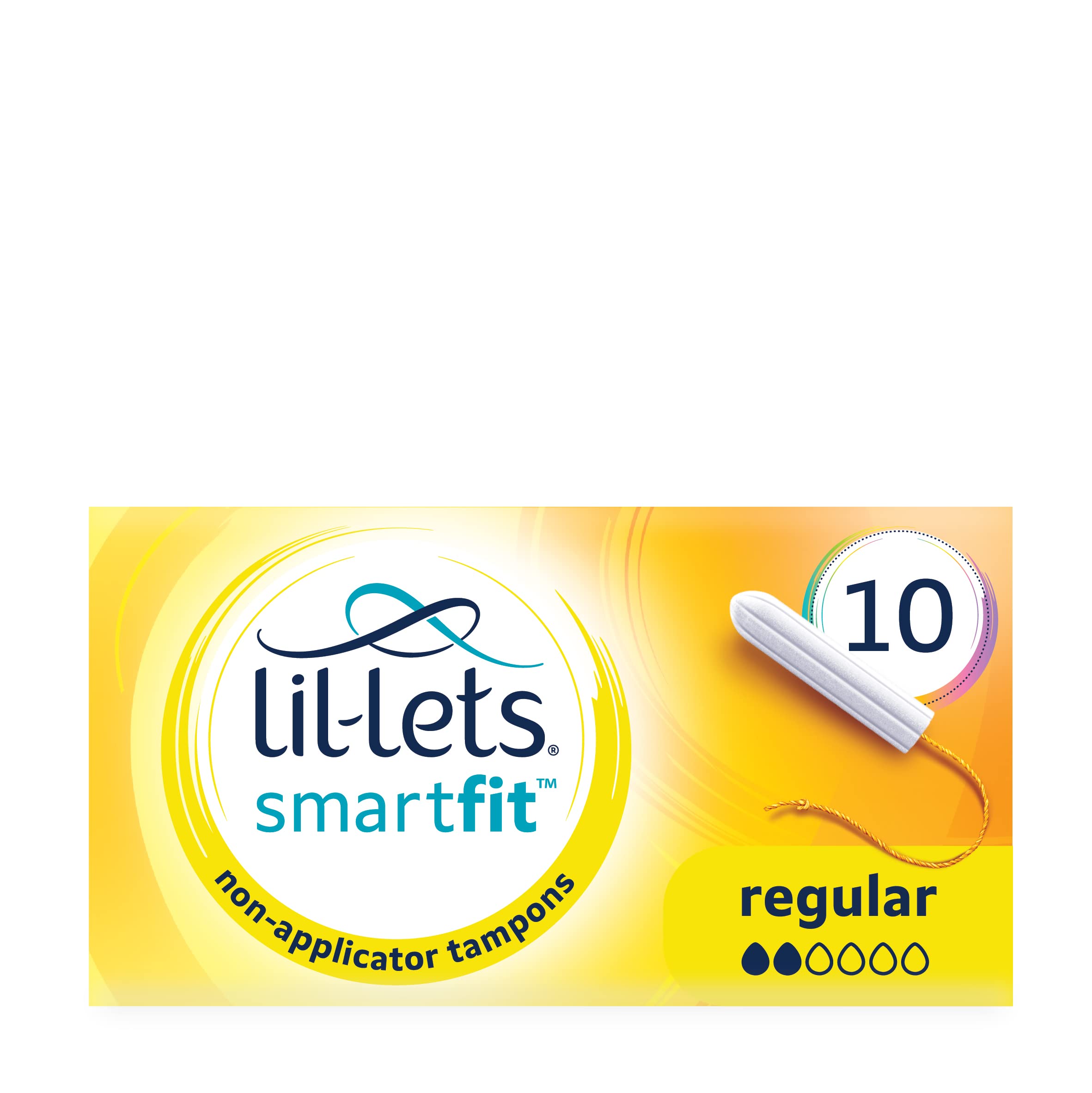 Lil-lets Non-Applicator Tampons Regular Absorbancy - 10 Tampons