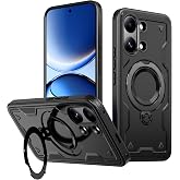 MRRSIWEI Case for Xiaomi Poco X8 Pro Max 5G with Kickstand.Shell Black | Military Grade Protection Heavy Duty Shockproof Case Cover for Xiaomi Poco X8 Pro Max 5G