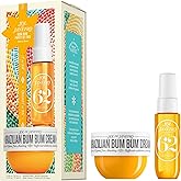 Sol de Janeiro Bum Bum Party of Two Beauty Gift Set | Brazilian Bum Bum Cream 2.5 fl oz & Cheirosa 62 Perfume Mist 1 fl oz | Beauty Minis | Limited Edition | Travel Size Trial Set | $36 Value