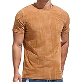 KLIEGOU Men's Graphic T-Shirt 95% Cotton Crew Neck Short Sleeve Tee Soft Stretch Casual Printed Top