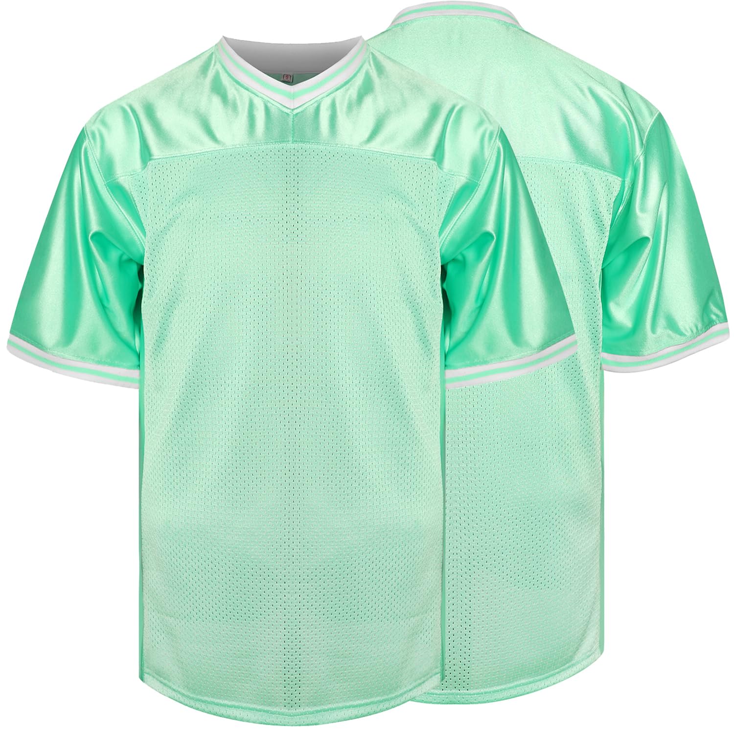 Blank Football Jerseys Mesh Athletic Football Shirt