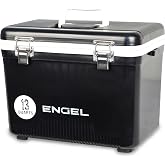ENGEL 13qt Leak-Proof, Air Tight, Drybox Cooler and Small Hard Shell Lunchbox for Men and Women