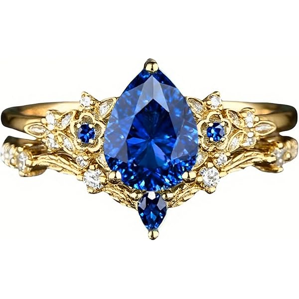 55Carat Anillo De Plata De Ley De Lapislázuli Genuino
