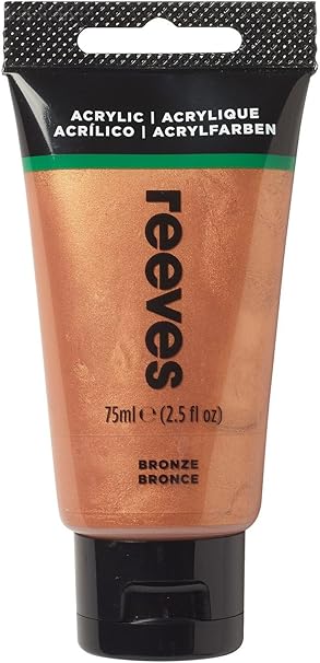 Reeves - Tubo de Pintura acrílica, Bronce, 75 ml, 1, 1: Amazon.com.mx